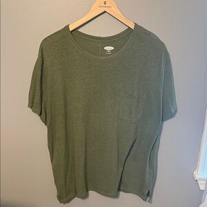 Old Navy Forest Green Short Sleeve Tee